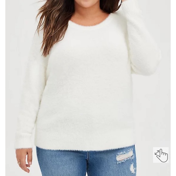 Torrid Drop Shoulder Sweater - Picture 2 of 9